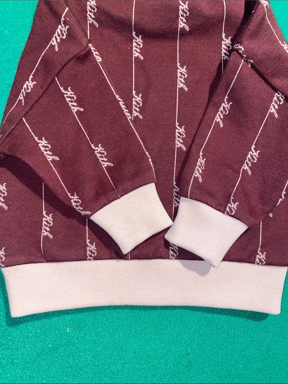 Kith Kids Maroon & Light Pink Logo Knit Two-Piece Set - Picture 7 of 7